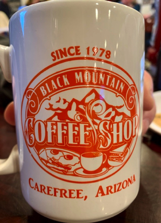 Feb 19 - Yum! Breakfast at the
Black Mountain Coffee Shop. Feb 19 - Yum! Breakfast at the
Black Mountain Coffee Shop.